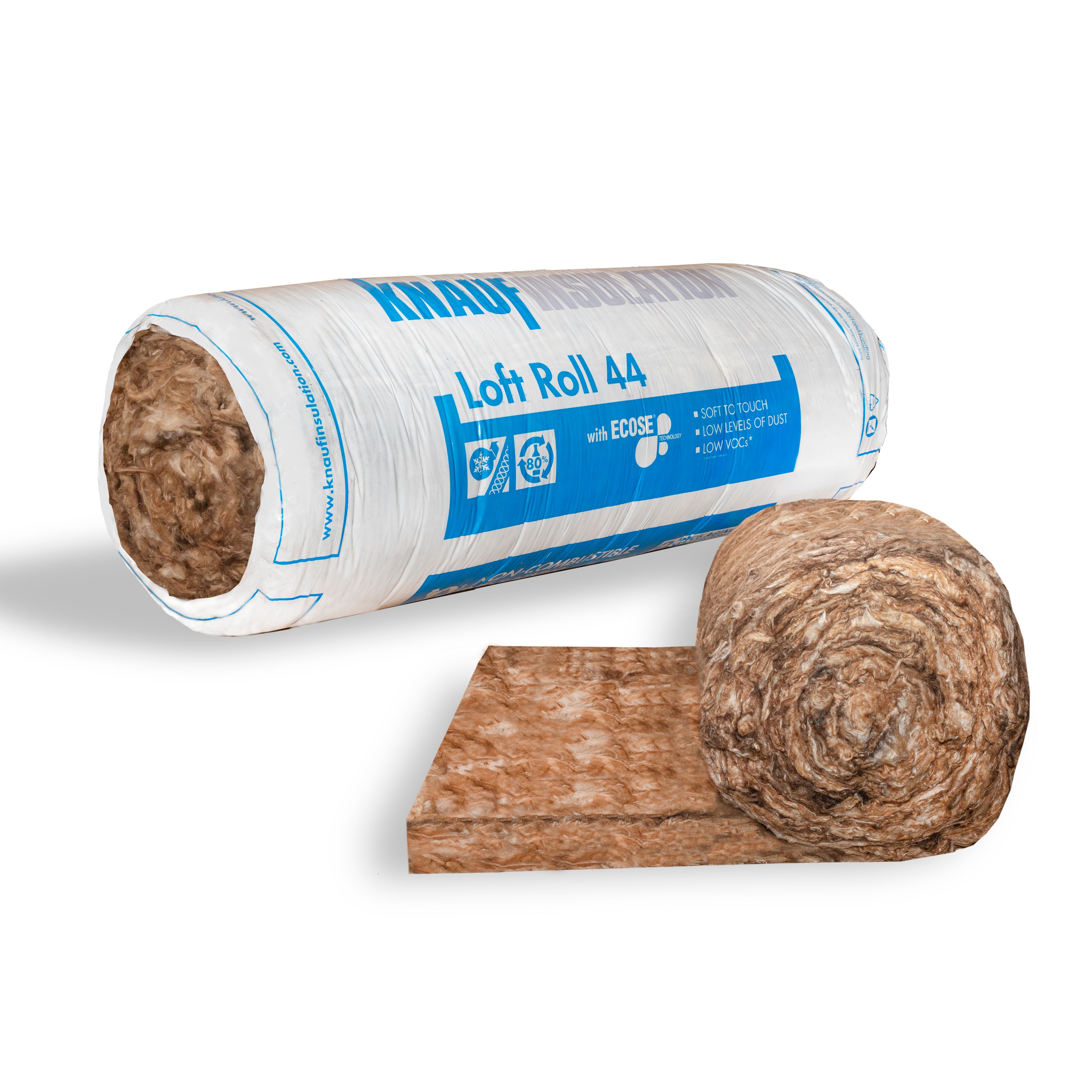 Knauf Earthwool Loft Roll Insulation - 100mm Thick