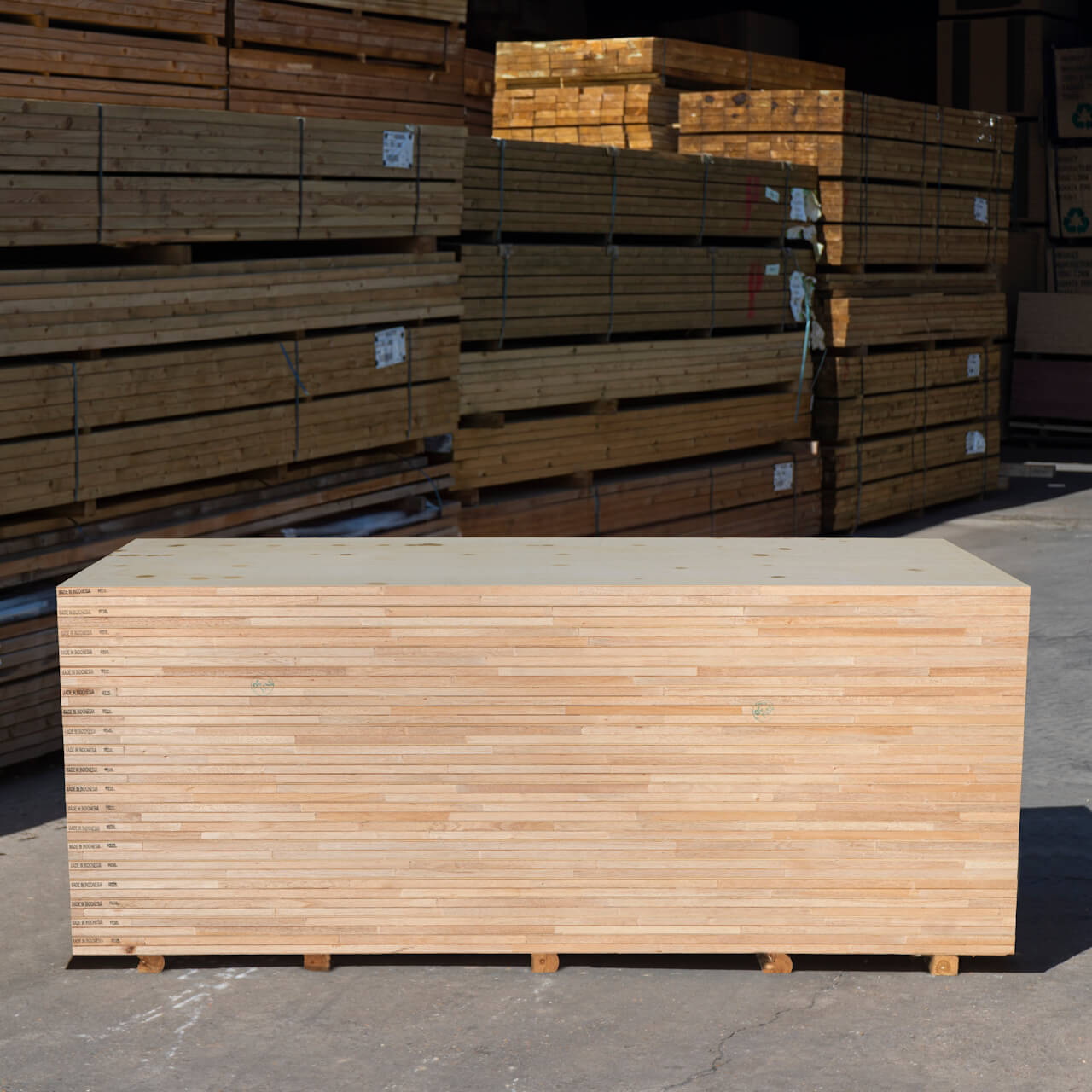 44mm Plywood FD30 Solid Core Fire Door Blank - 2440mm x 1220mm (8' x 4')