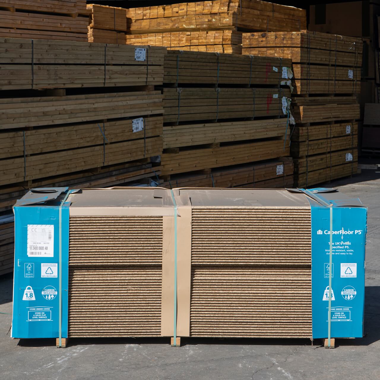 18mm P5 Tongue And Groove Moisture Resistant Chipboard Flooring 2400mm x 600mm (8′ x 2′)