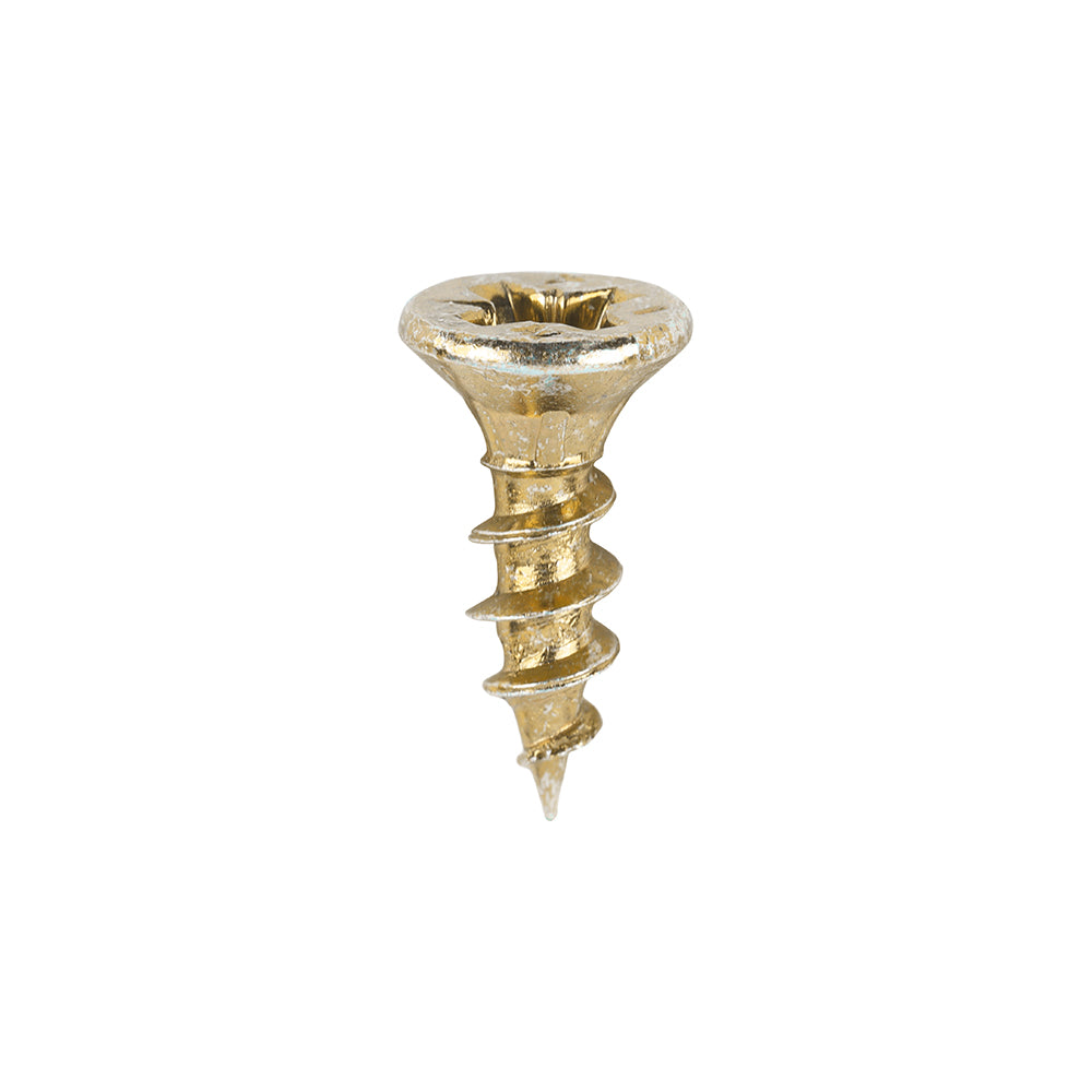 C2 Strong-Fix - PZ - Double Countersunk - Sharp Point - Yellow - 3.5mm x 12mm - 200 Pack