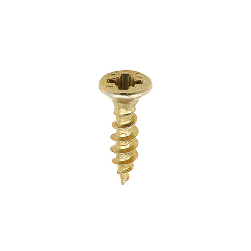 C2 Strong-Fix - PZ - Double Countersunk - Sharp Point - Yellow - 3.5mm x 16mm - 200 Pack