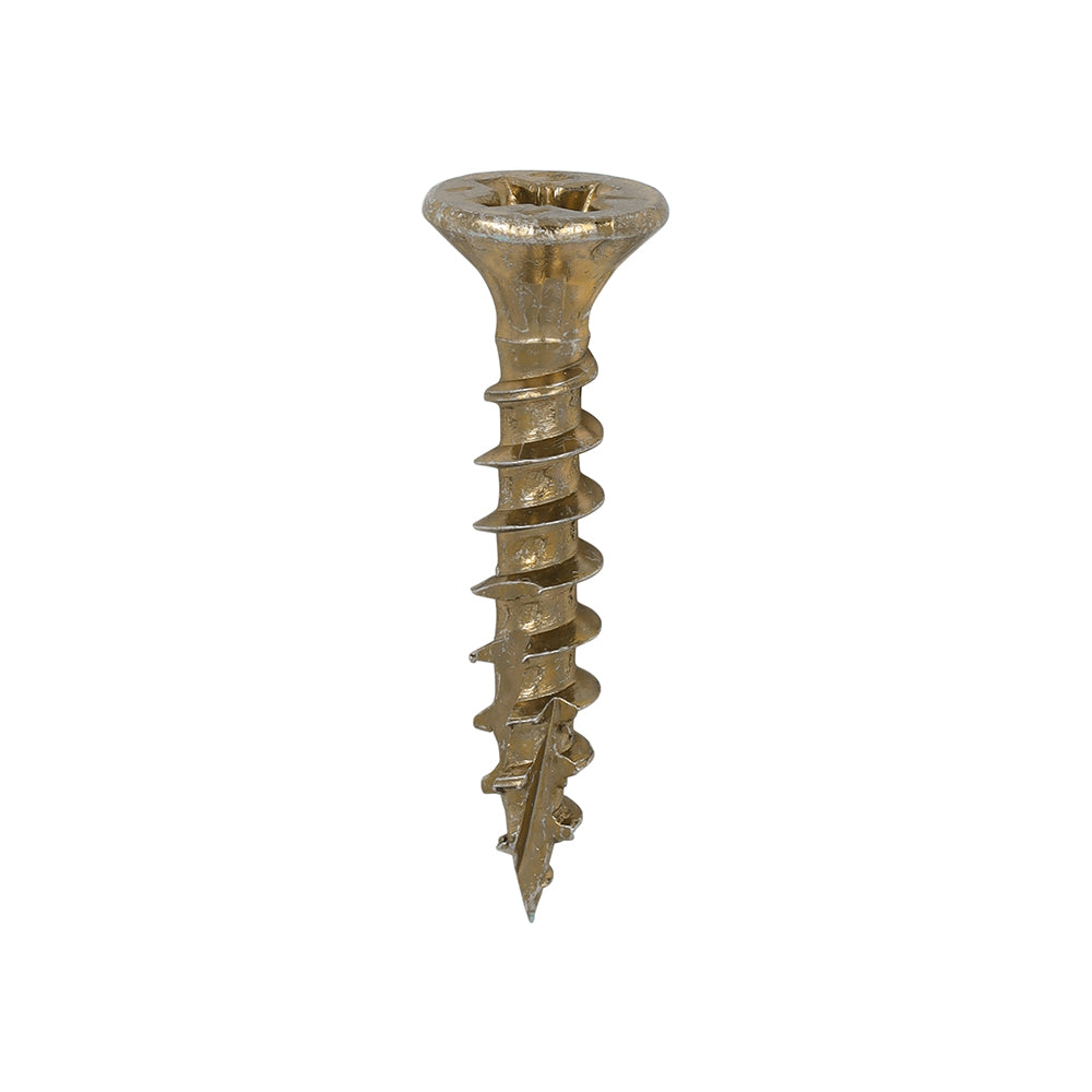 C2 Strong-Fix - PZ - Double Countersunk - Sharp Point - Yellow -  3.5mm x 20mm - 200 Pack
