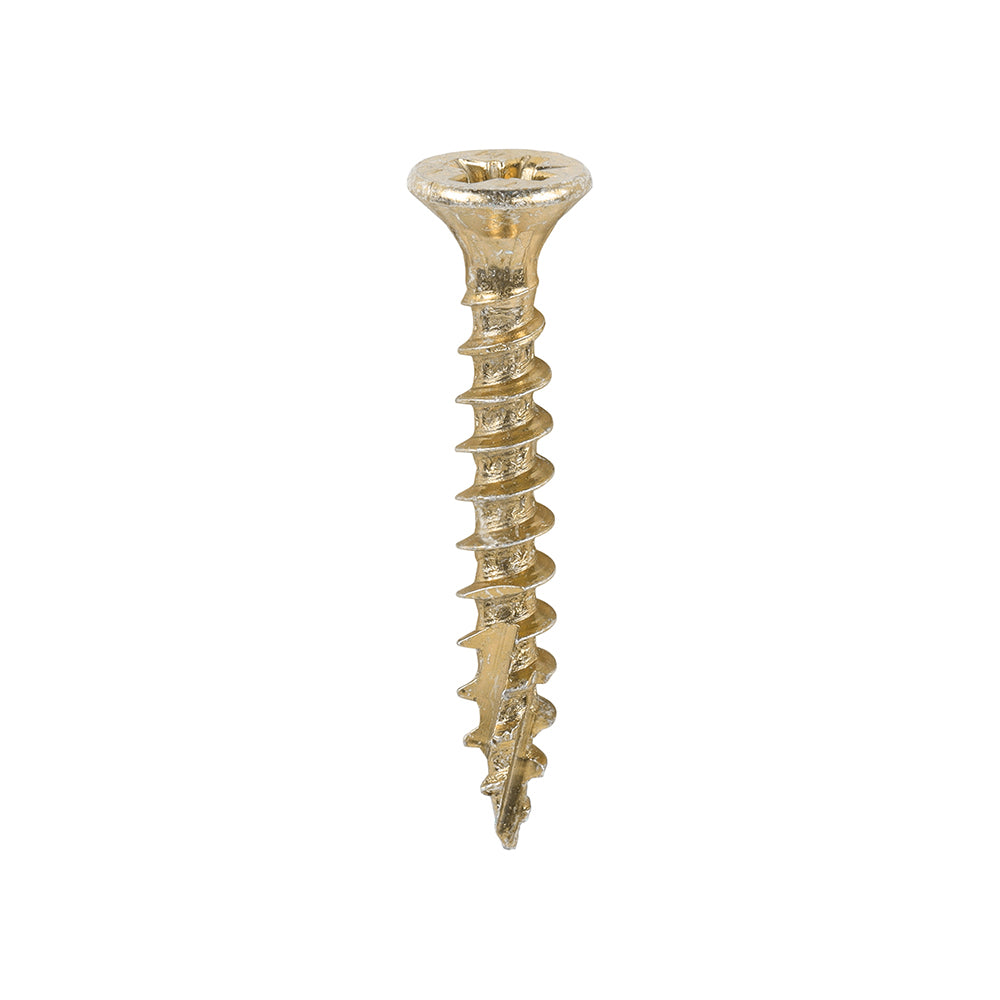 C2 Strong-Fix - PZ - Double Countersunk - Twin-Cut - Yellow  - 3.5mm x 25mm - 200 Pack