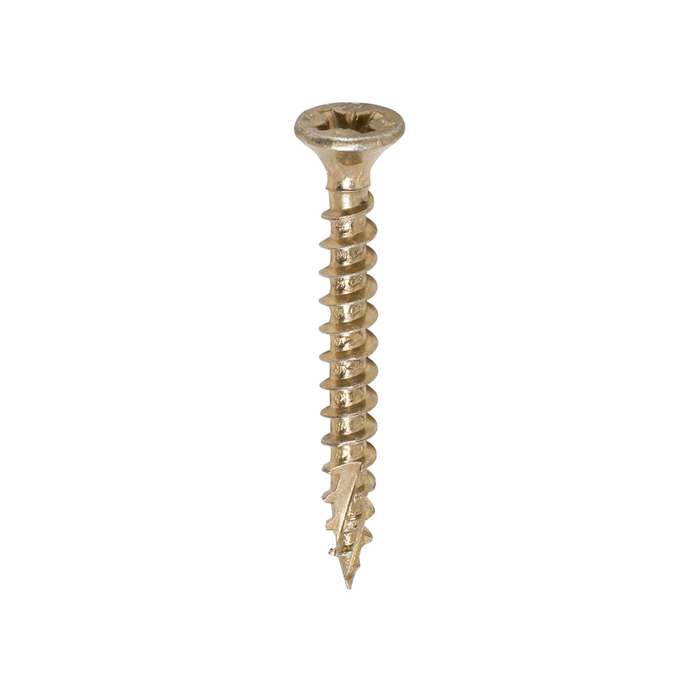 C2 Strong-Fix - PZ - Double Countersunk - Twin-Cut - Yellow - 3.5mm x 30mm - 200 Pack