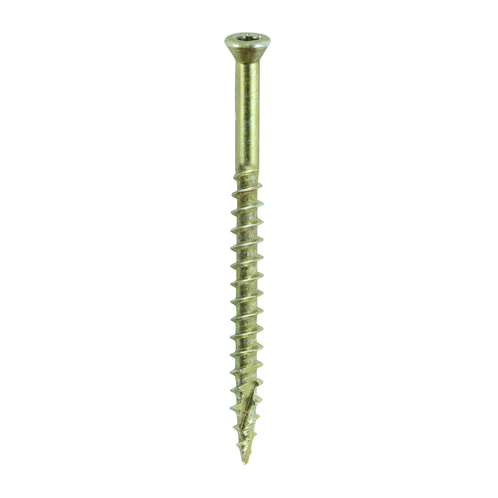 C2 Tongue-Fix - TX - Reduced Countersunk - Twin-Cut - Yellow - 3.5mm x 45mm - 200 Pack