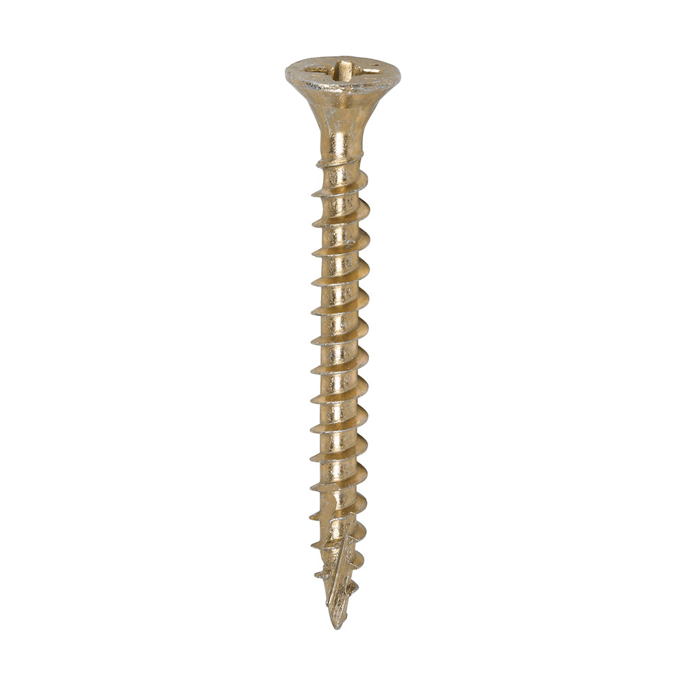 C2 Strong-Fix - PZ - Double Countersunk - Twin-Cut - Yellow - 4.0mm x 40mm - 1200 Pack