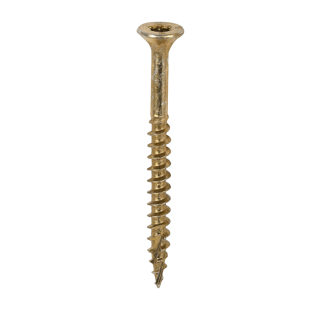 C2 Clamp-Fix - TX - Double Countersunk with Ribs - Twin-Cut - Yellow - 4.0mm x 45mm  - 200 Pack