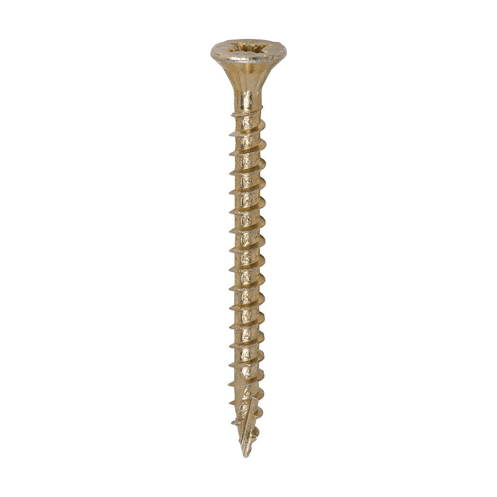 C2 Strong-Fix - PZ - Double Countersunk - Twin-Cut - Yellow - 4.0mm x 45mm - 200 Pack