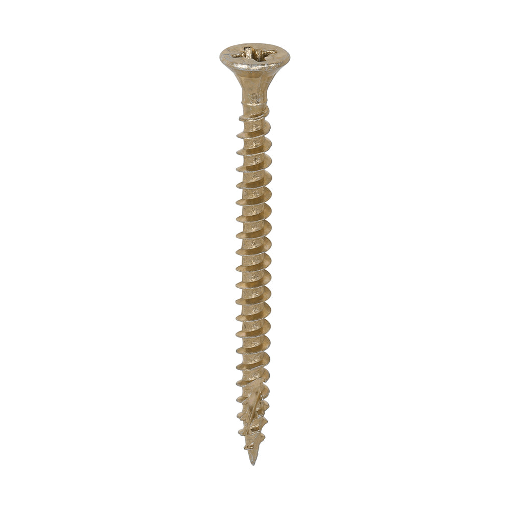 C2 Strong-Fix - PZ - Double Countersunk - Twin-Cut - Yellow - 4.0mm x 50mm - 1000 Pack