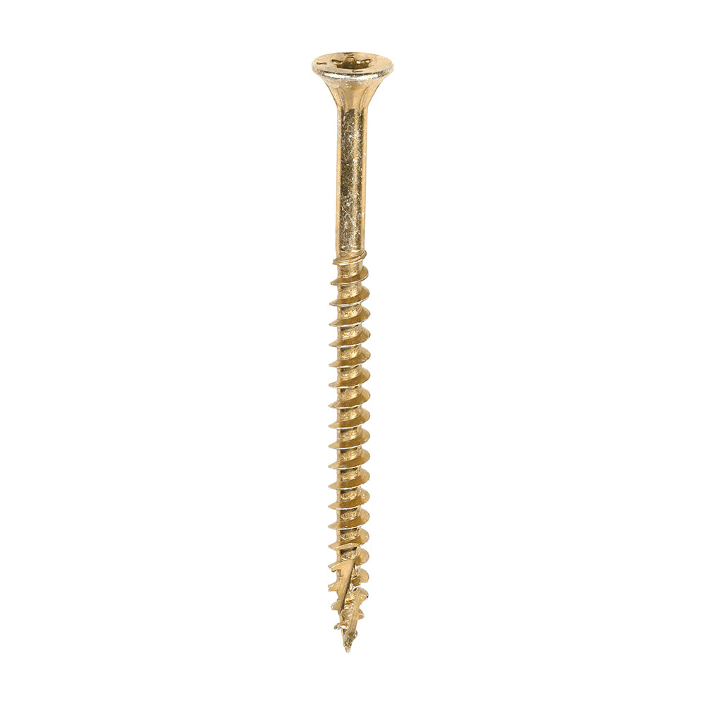 C2 Clamp-Fix - TX - Double Countersunk with Ribs - Twin-Cut - Yellow - 4.0mm x 60mm  - 200 Pack