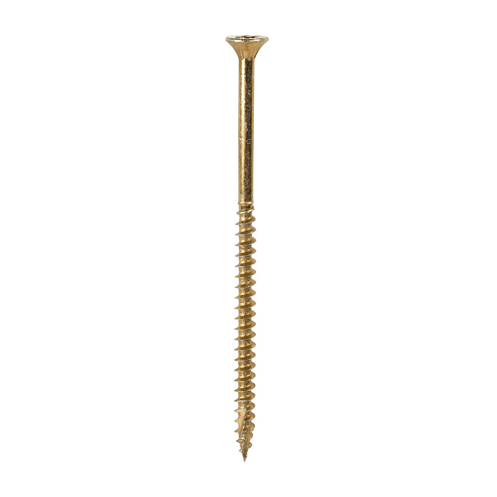 C2 Clamp-Fix - TX - Double Countersunk with Ribs - Twin-Cut - Yellow - 4.0mm x 80mm  - 200 Pack