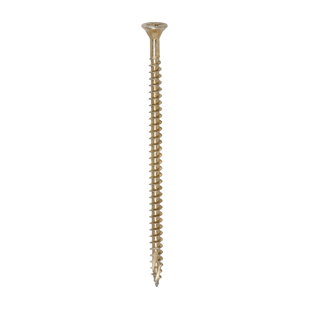 C2 Strong-Fix - PZ - Double Countersunk - Twin-Cut - Yellow- 4.0mm x 80mm - 400 Pack