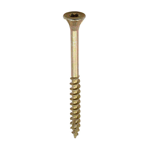 C2 Floor-Fix - TX - Double Countersunk with Ribs - Twin-Cut - Yellow - 4.2mm x 55mm - 250 Pack