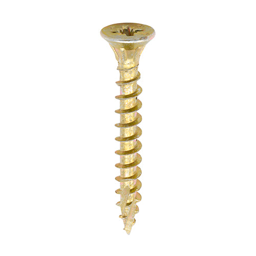 C2 Strong-Fix - PZ - Double Countersunk - Twin-Cut - Yellow - 5.0mm x 40mm - 800 Pack