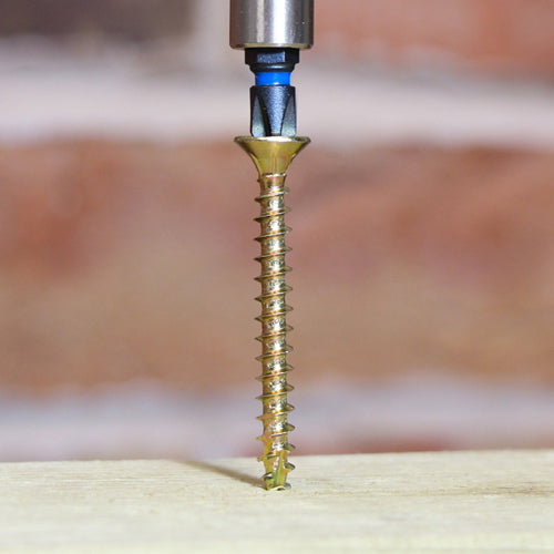 C2 Strong-Fix - PZ - Double Countersunk - Twin-Cut - Yellow - 5.0mm x 40mm - 800 Pack