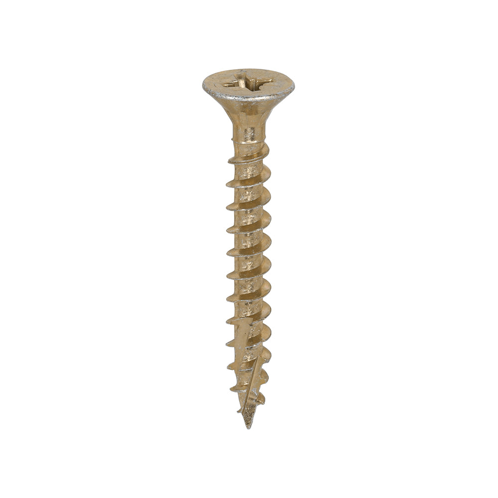 C2 Strong-Fix - PZ - Double Countersunk - Twin-Cut - Yellow - 5.0mm x 40mm - 200 Pack