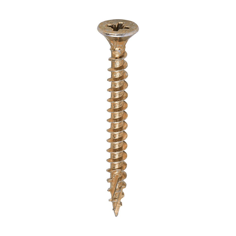 C2 Strong-Fix - PZ - Double Countersunk - Twin-Cut - Yellow - 5.0mm x 50mm - 1600 Pack