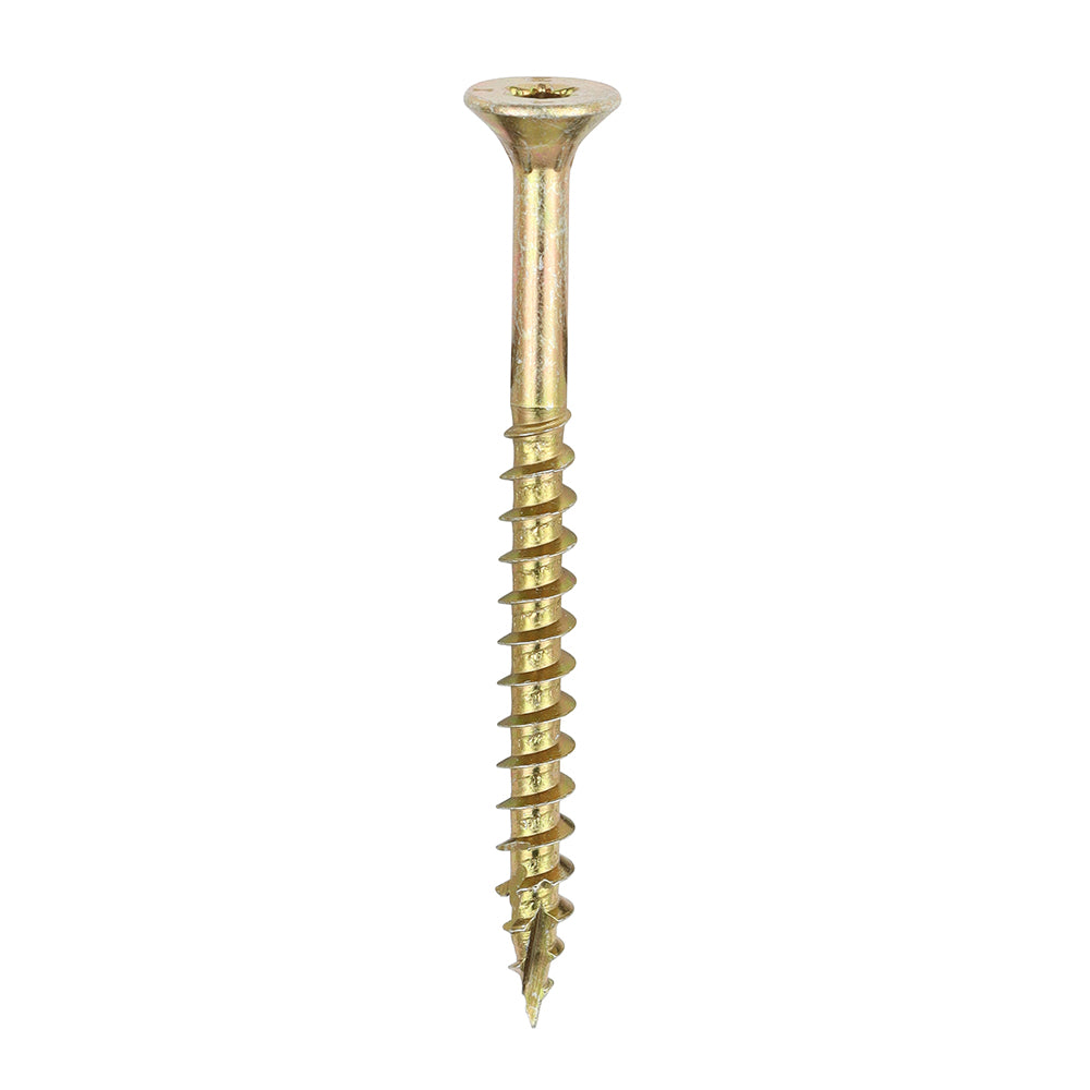 C2 Clamp-Fix - TX - Double Countersunk with Ribs - Twin-Cut - Yellow - 5.0mm x 60mm - 200 Pack
