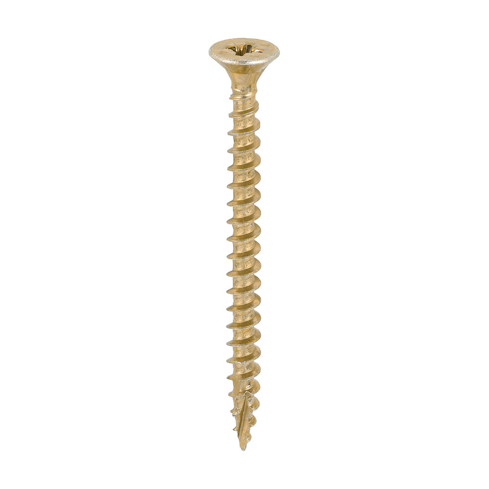 C2 Strong-Fix - PZ - Double Countersunk - Twin-Cut - Yellow - 5.0mm x 60mm - 200 Pack
