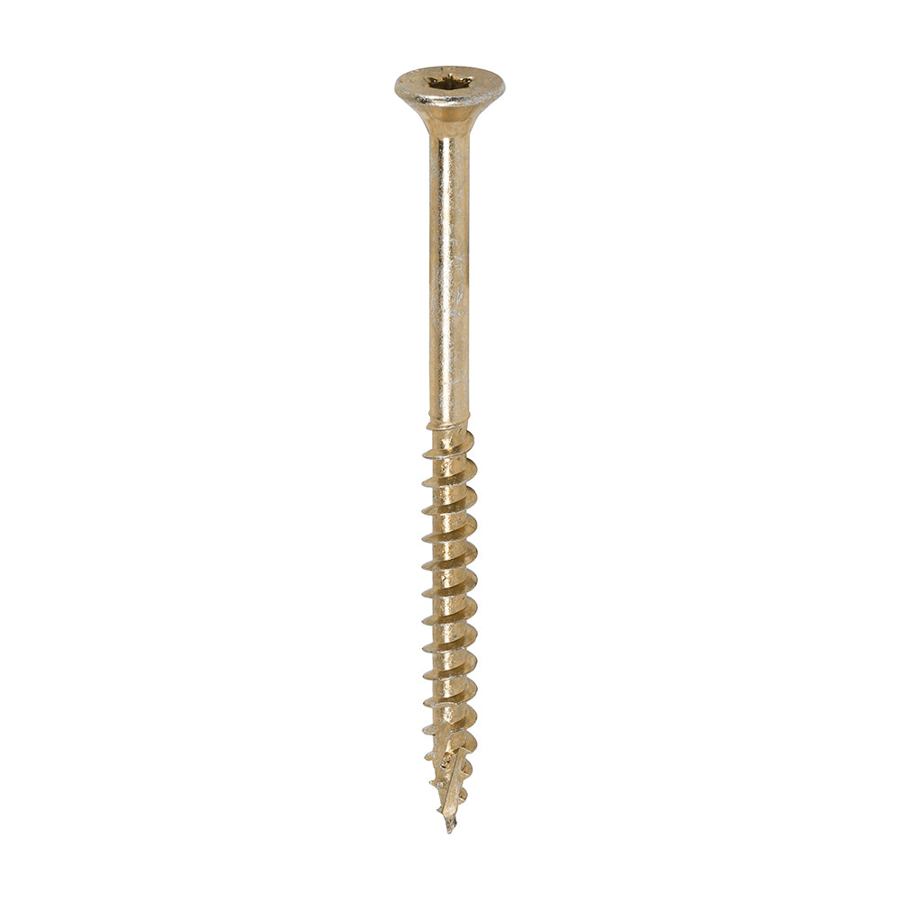 C2 Clamp-Fix - TX - Double Countersunk with Ribs - Twin-Cut - Yellow - 5.0mm x 70mm  - 200 Pack