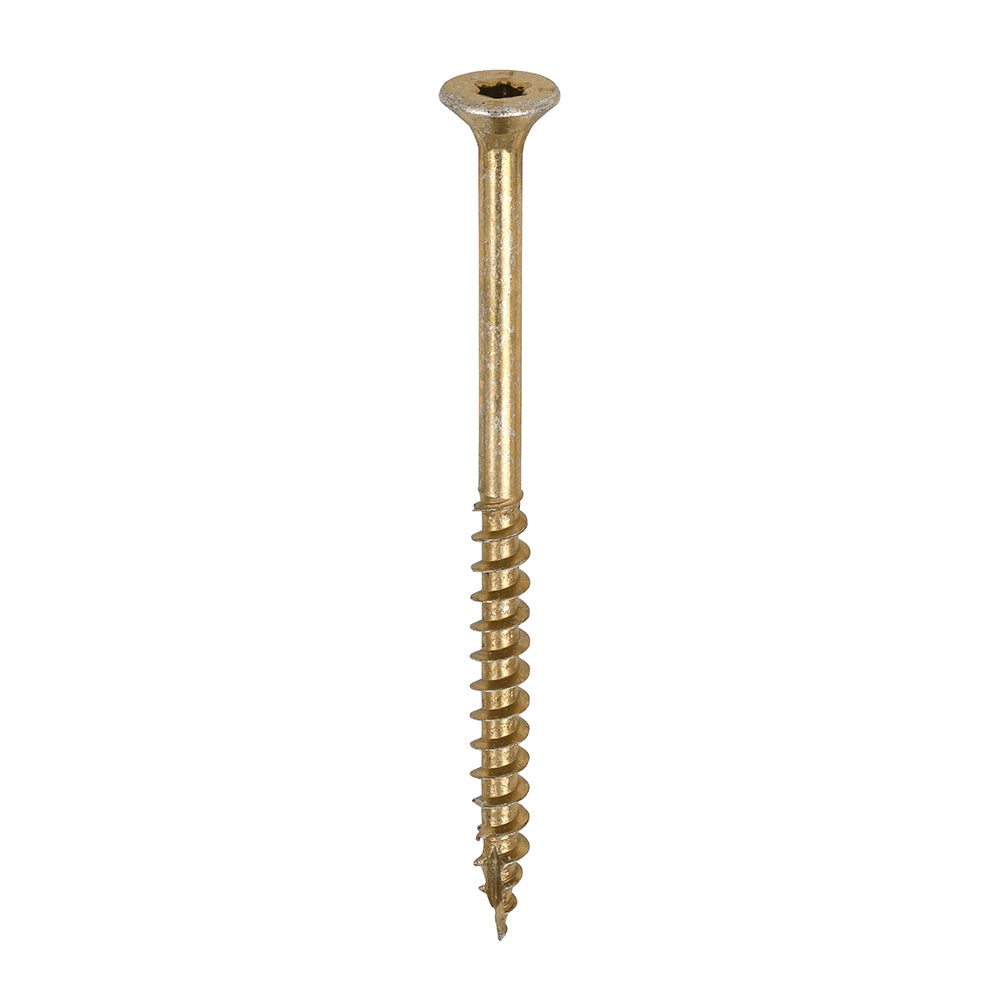 C2 Clamp-Fix - TX - Double Countersunk with Ribs - Twin-Cut - Yellow - 5.0mm x 75mm  - 200 Pack