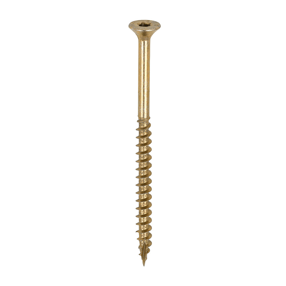 C2 Clamp-Fix - TX - Double Countersunk with Ribs - Twin-Cut - Yellow - 5.0mm x 80mm  - 350 Pack