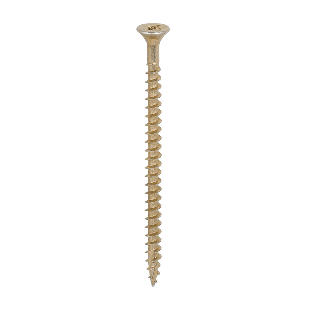 C2 Strong-Fix - PZ - Double Countersunk - Twin-Cut - Yellow - 5.0mm x 80mm - 1000 Pack