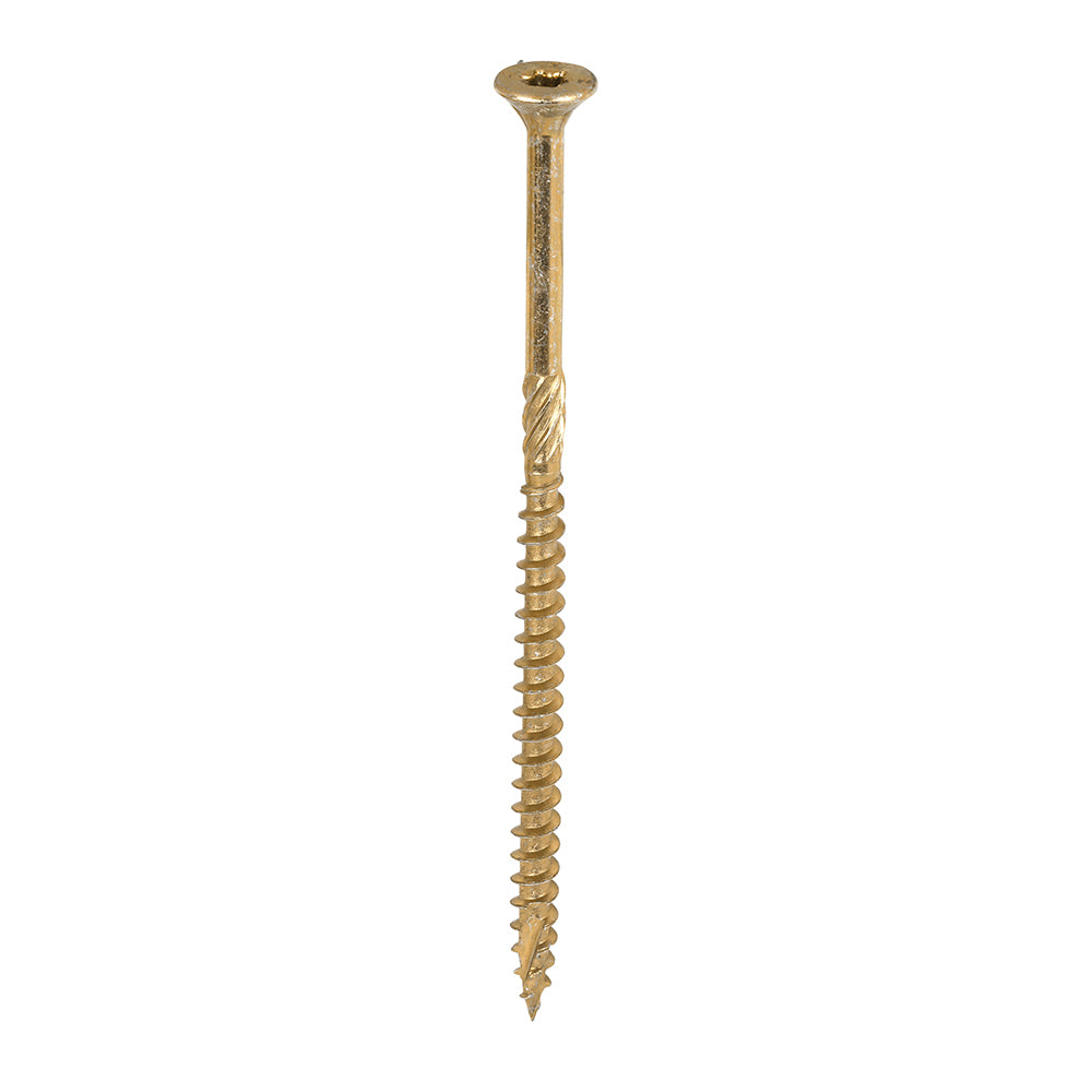 C2 Clamp-Fix - TX - Double Countersunk with Ribs - Twin-Cut - Yellow - 5.0mm x 100mm  - 300 Pack