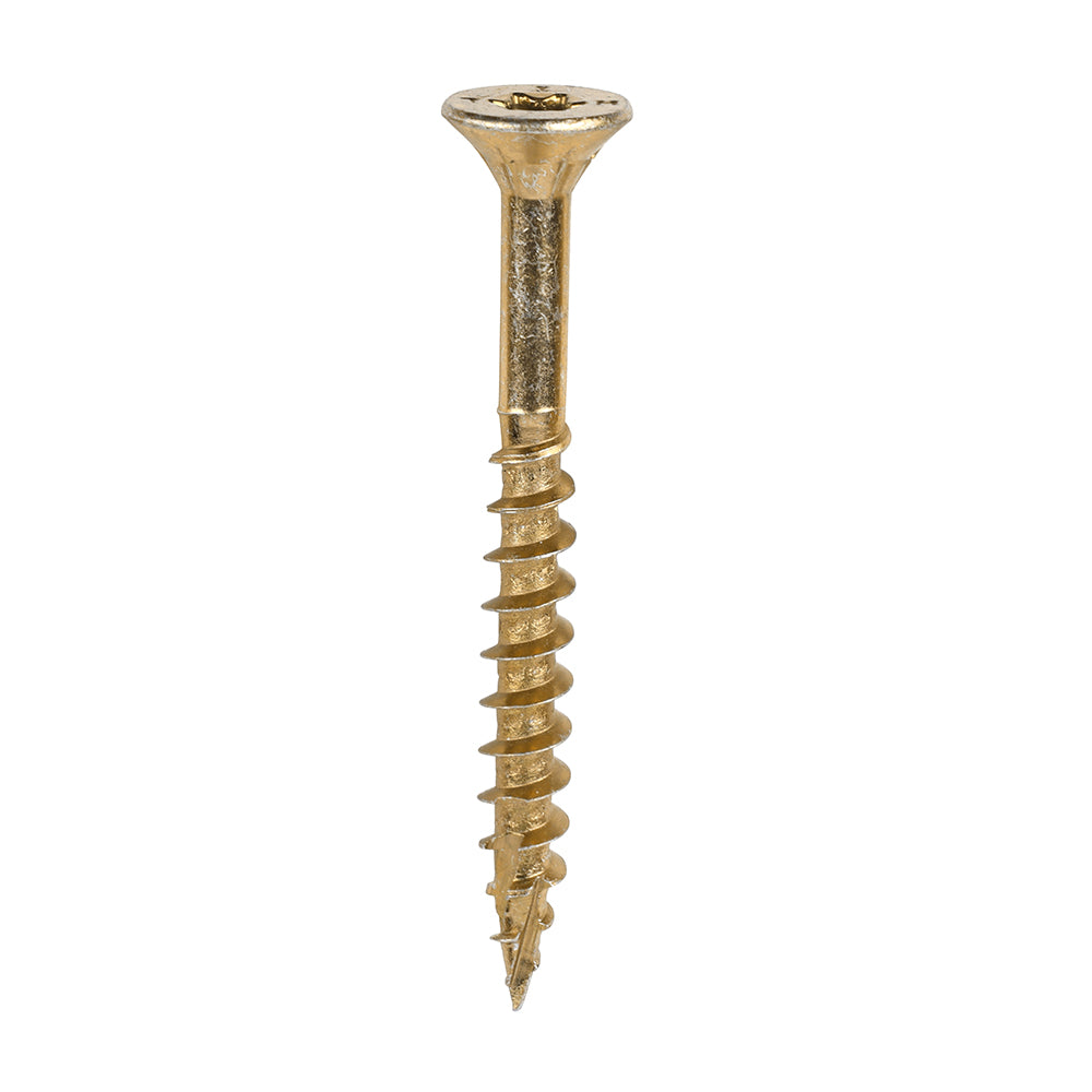 C2 Clamp-Fix - TX - Double Countersunk with Ribs - Twin-Cut - Yellow - 6.0mm x 60mm  - 200 Pack