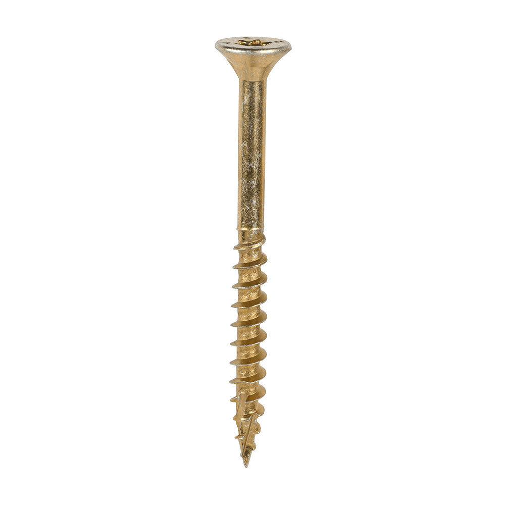 C2 Clamp-Fix - TX - Double Countersunk with Ribs - Twin-Cut - Yellow - 6.0mm x 70mm  - 200 Pack