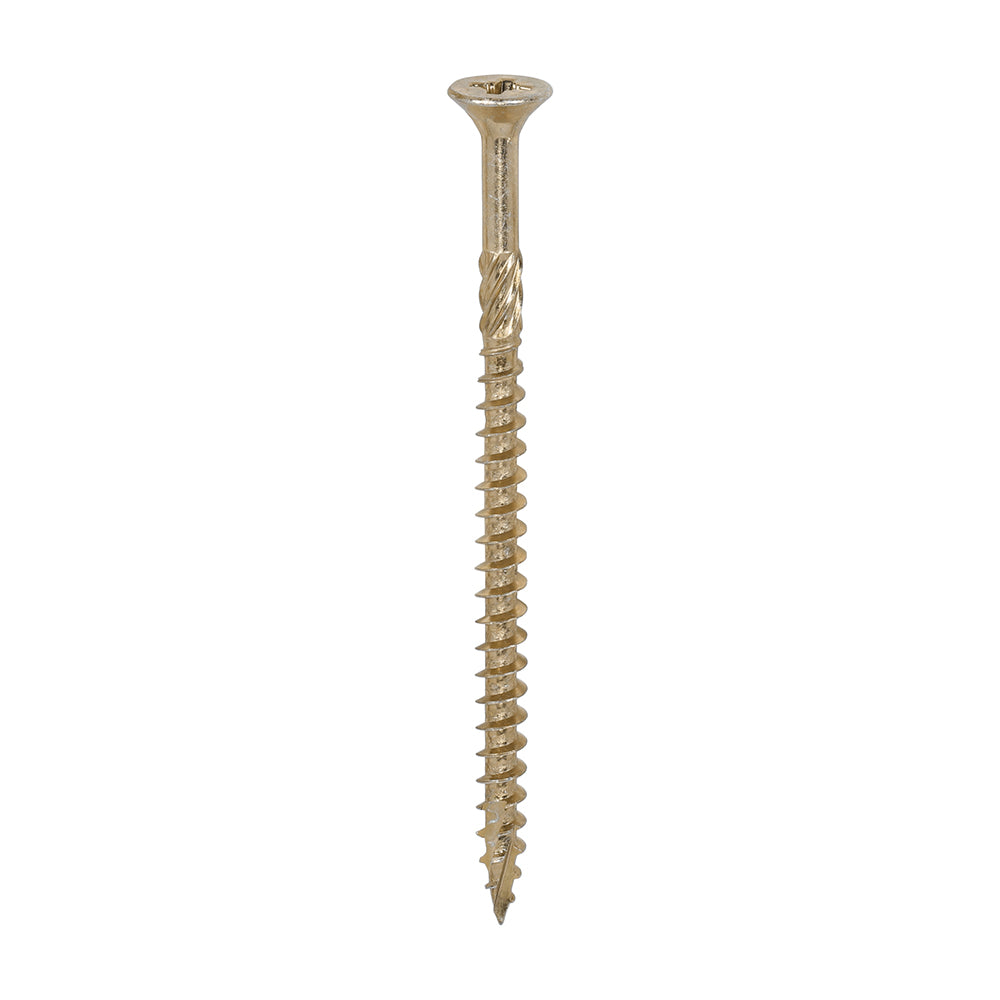 C2 Strong-Fix - PZ - Double Countersunk - Twin-Cut - Yellow - 6.0mm x 100mm - 100 Pack