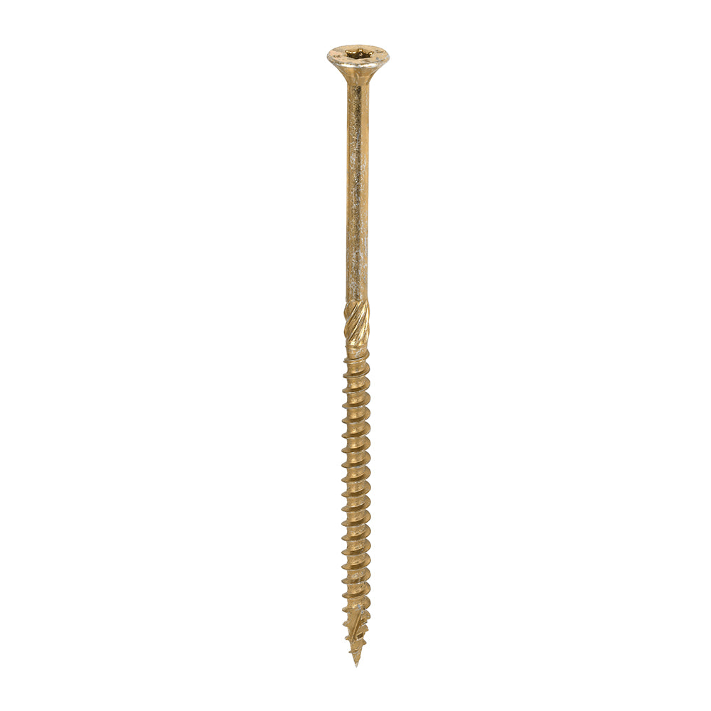 C2 Clamp-Fix - TX - Double Countersunk with Ribs - Twin-Cut - Yellow - 6.0mm x 130mm  - 100 Pack