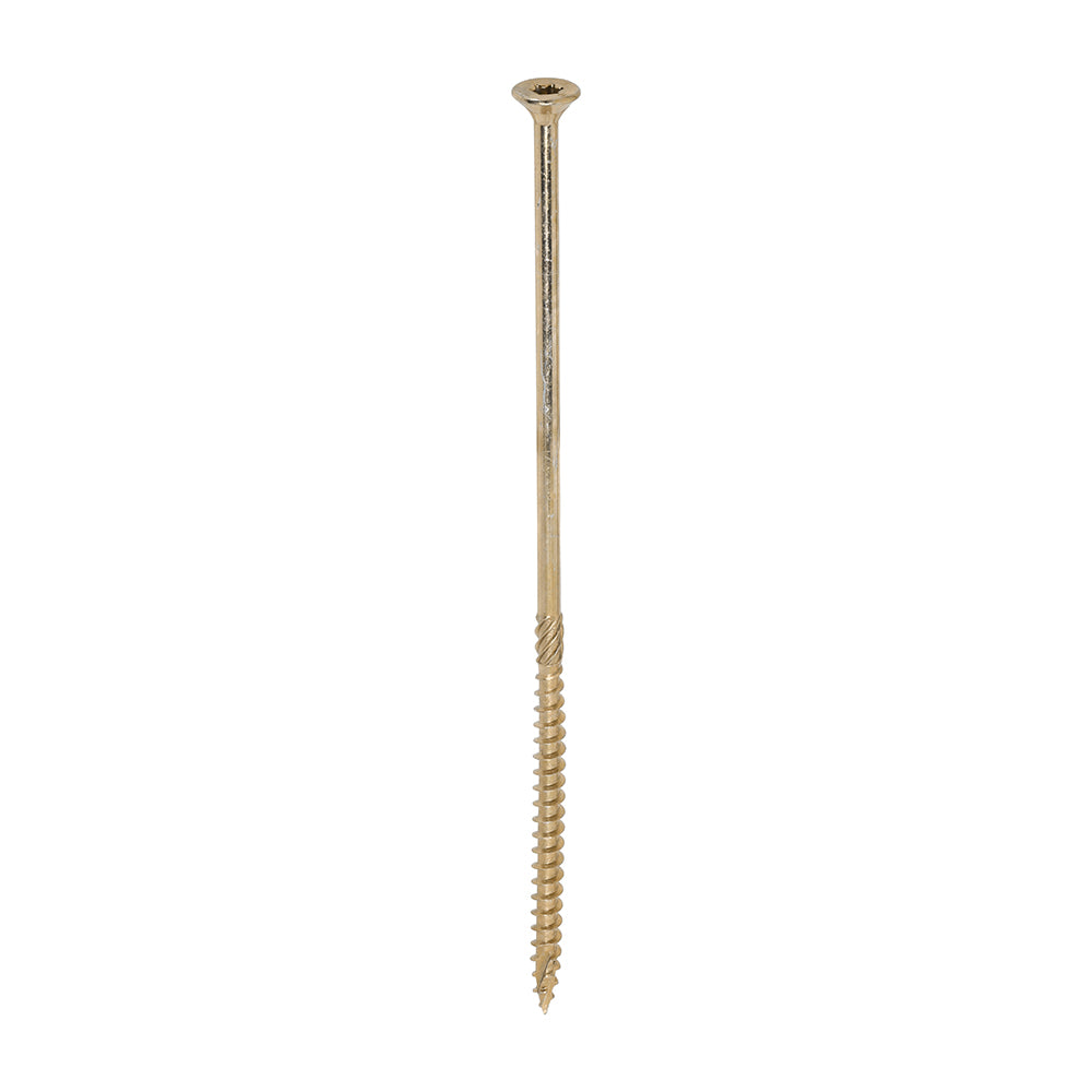 C2 Clamp-Fix - TX - Double Countersunk with Ribs - Twin-Cut - Yellow - 6.0mm x 180mm  - 100 Pack