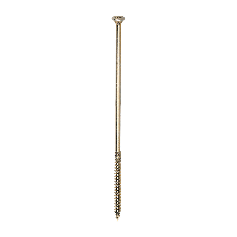 C2 Clamp-Fix - TX - Double Countersunk with Ribs - Twin-Cut - Yellow - 8.0mm x 250mm  - 50 Pack