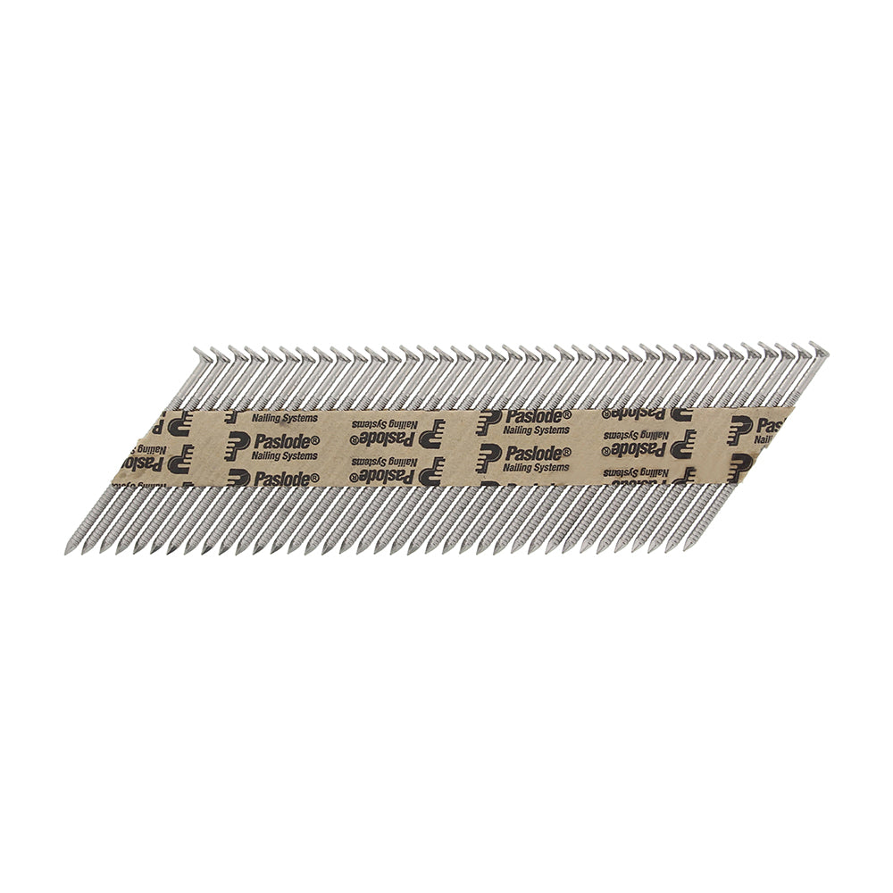 Paslode IM360Ci Nails & Fuel Cells Retail Pack - Ring Shank - Stainless Steel - 140626 - 2.8 x 63/1CFC - 1100 Box