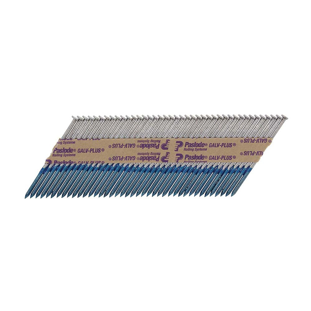 Paslode IM360Ci Nails & Fuel Cells Trade Pack - Ring Shank - Galvanised + - 141073 - 3.1 x 63/2CFC - 2200 Box