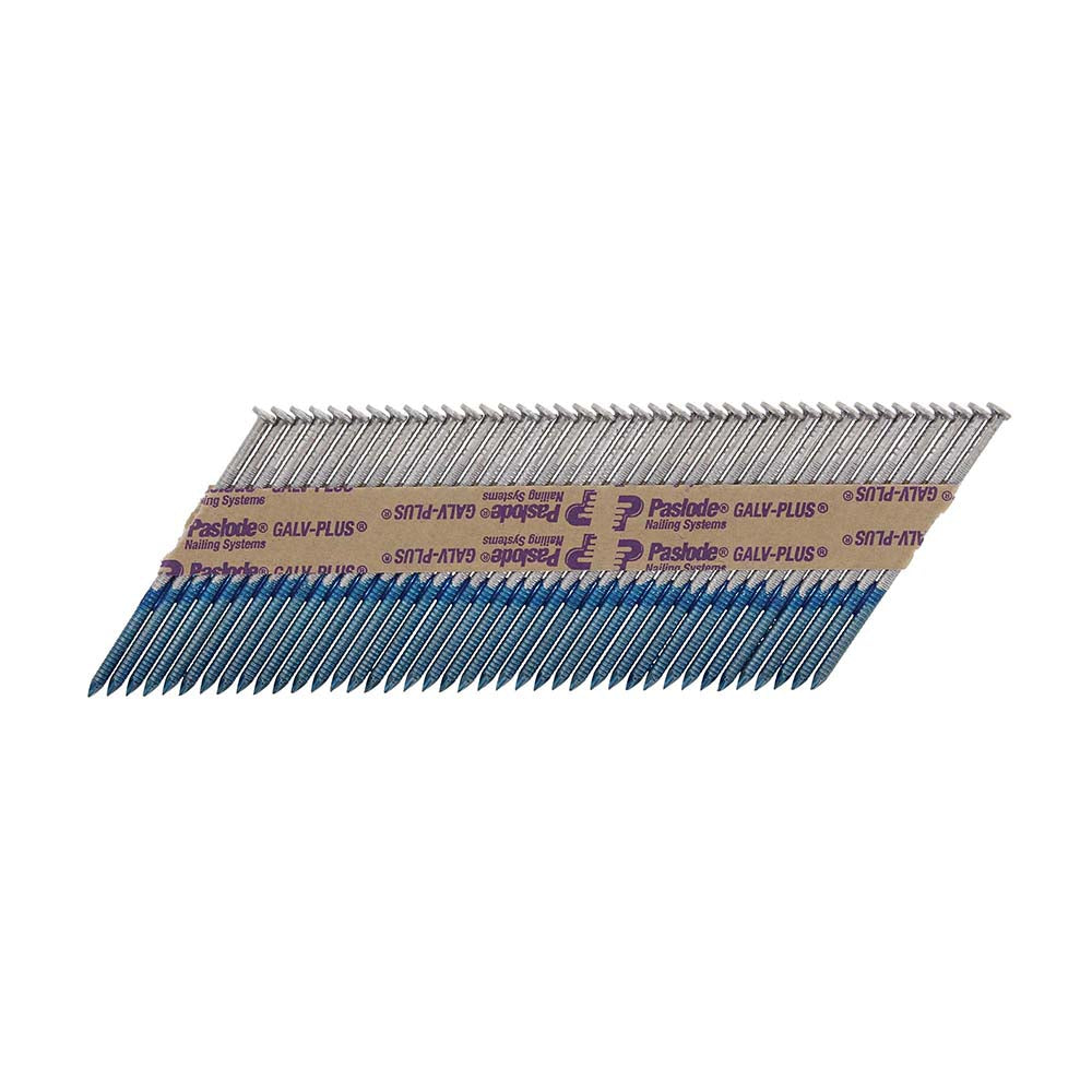 Paslode IM360Ci Nails & Fuel Cells Retail Pack - Ring Shank - Galvanised + - 141080 - 2.8 x 51/1CFC - 1100 Box