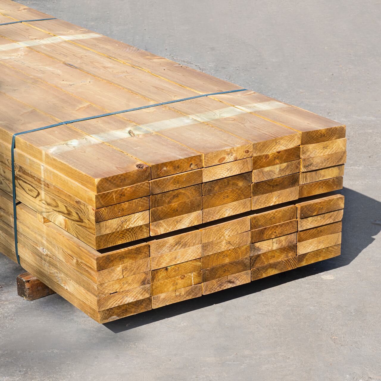 47mm x 200mm C24 Treated Carcassing Timber (8" x 2")